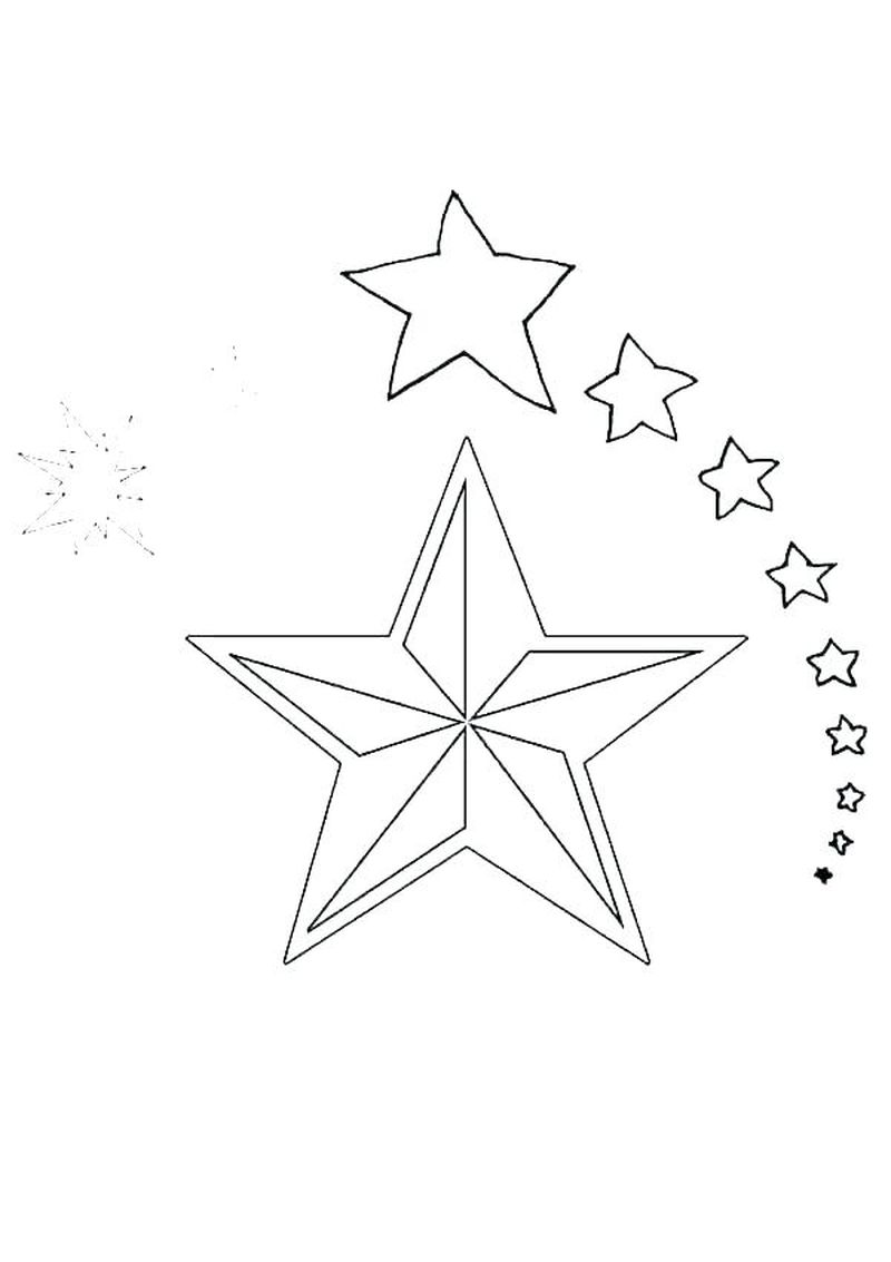 kumpulan gambar sketsa bintang