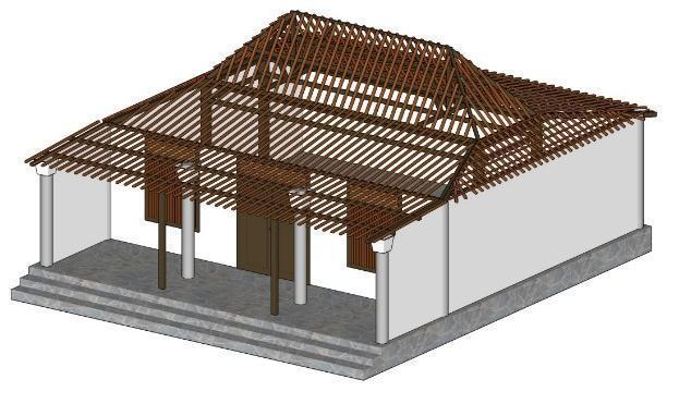 Komponen Rumah Adat Madura Tanean Lanjhang