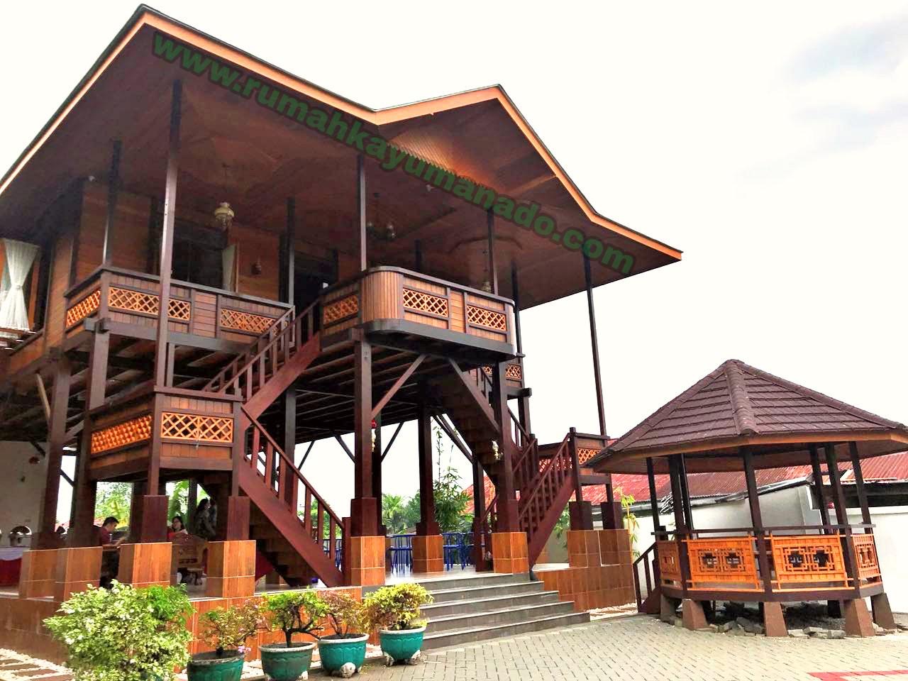 Rumah Panggung Walewangko rumah adat sulawesi utara