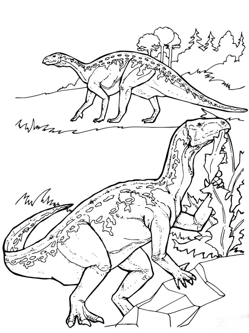 gambar sketsa dinosaurus hd png
