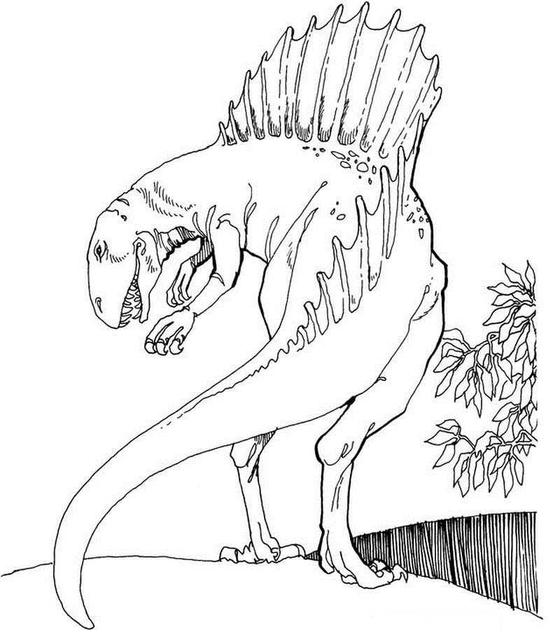 kumpulan sketsa dinosaurus keren