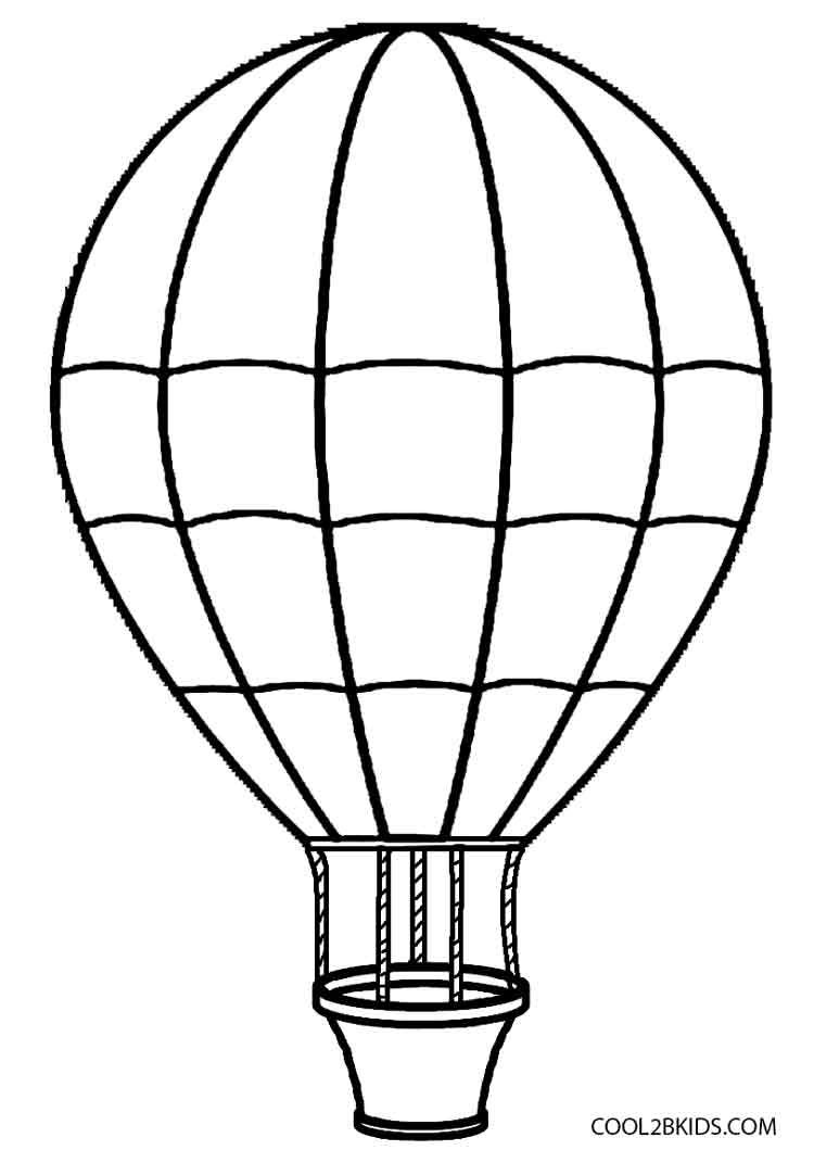 Gambar Sketsa Balon Udara Hd