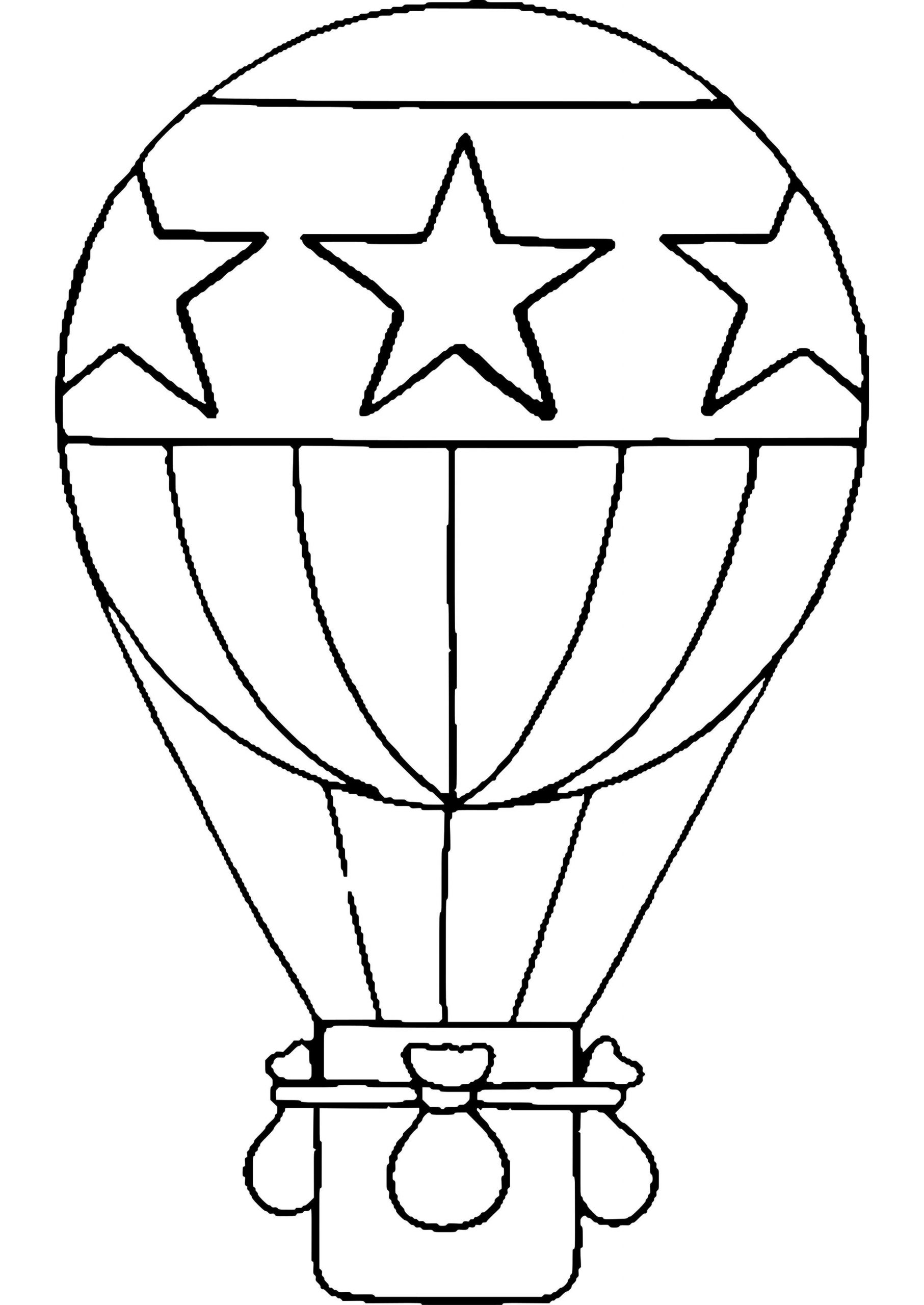 Gambar Sketsa Balon Udara