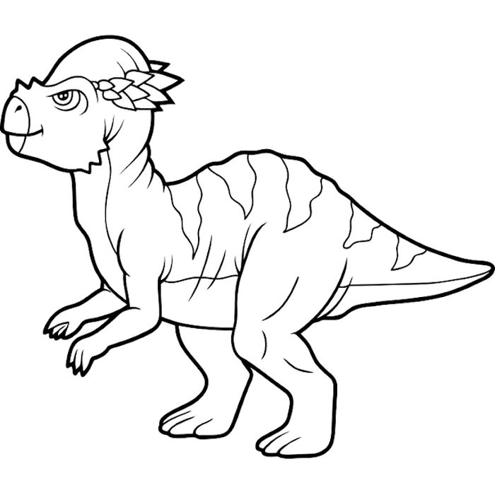 Gambar Untuk Mewarnai Dinosaurus