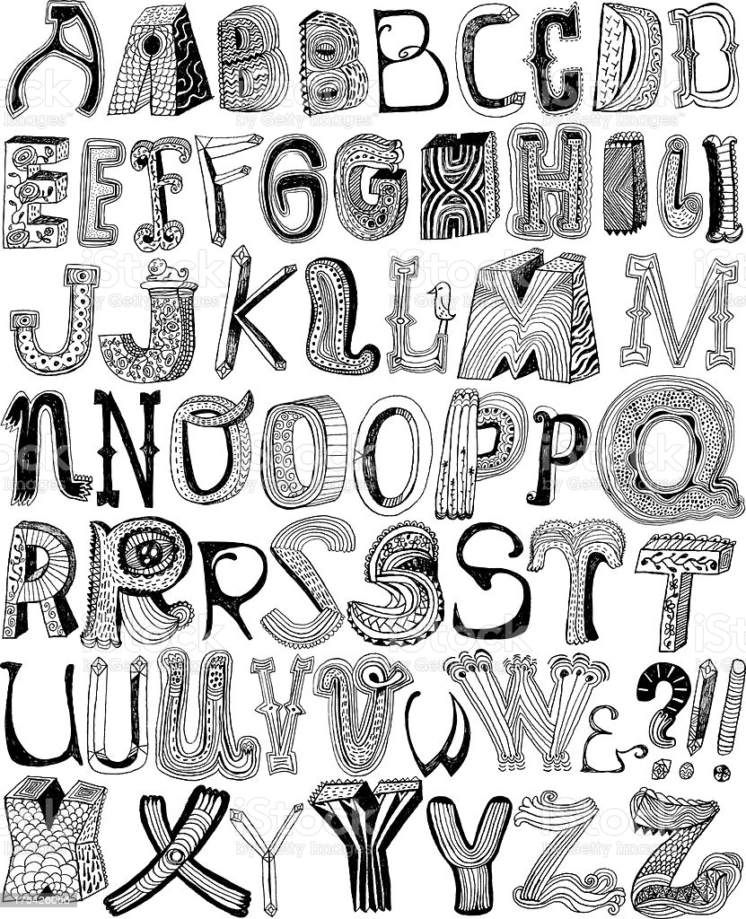 Image Of Hand Drawn Lettering