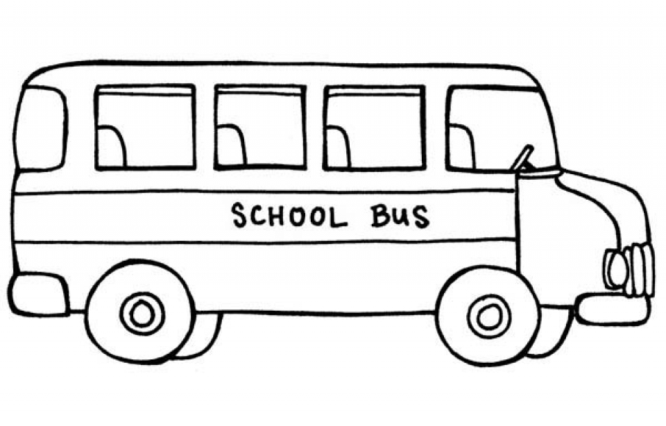 Printable School Bus Coloring Pages Dqfk16
