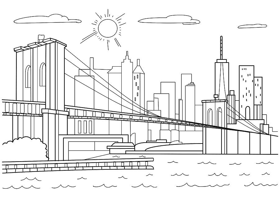 Sketsa Jembatan Kota