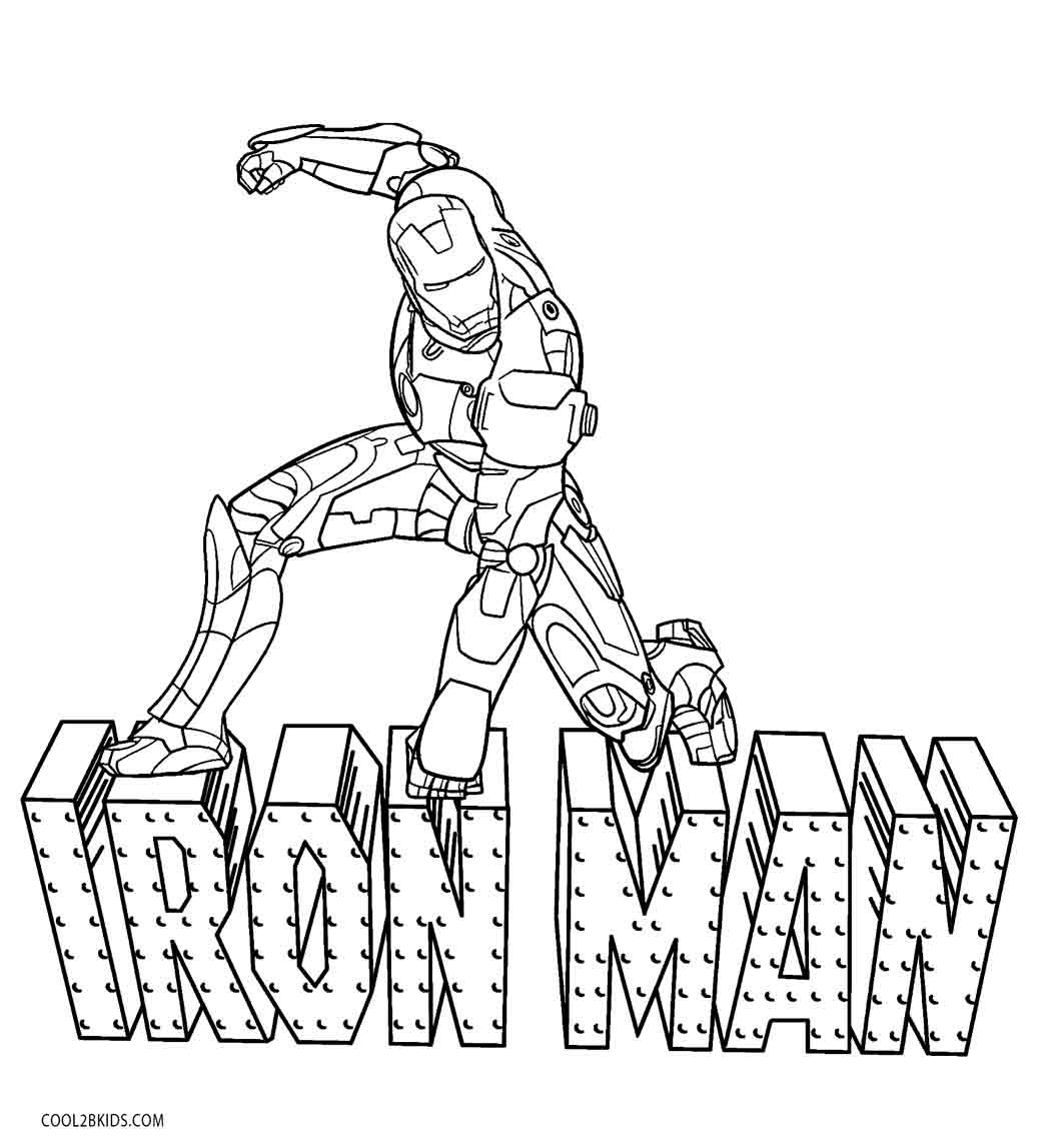 Mewarnai Gambar Iron Man 3
