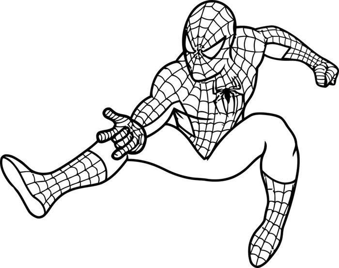 Gambar Untuk Mewarnai Spiderman