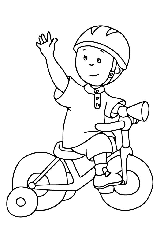 Mewarnai Gambar Sepeda Anak