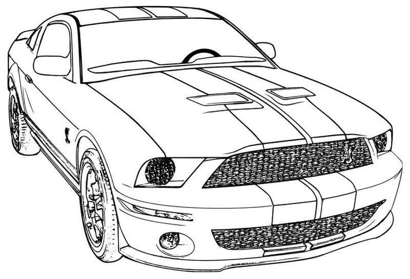 New Car Coloring Pages