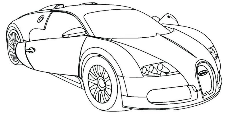 Race Car Coloring Pages Printable Free