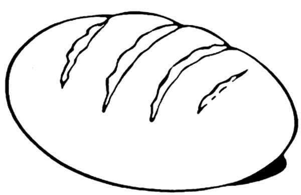 Gambar Roti Mewarnai