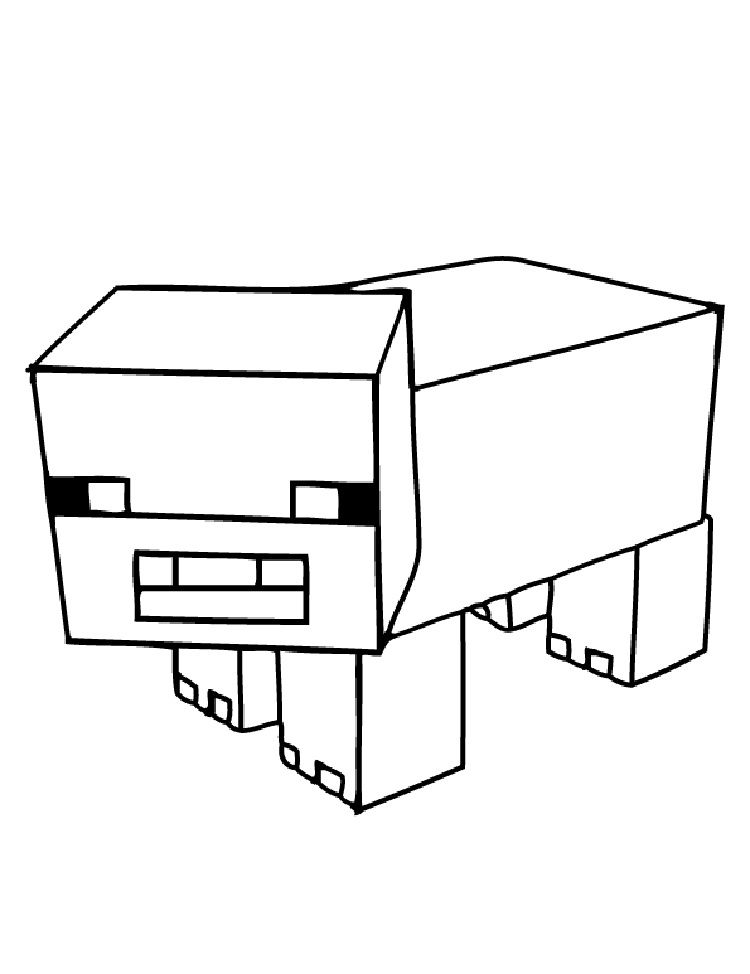 Gambar Untuk Mewarnai Minecraft Hd