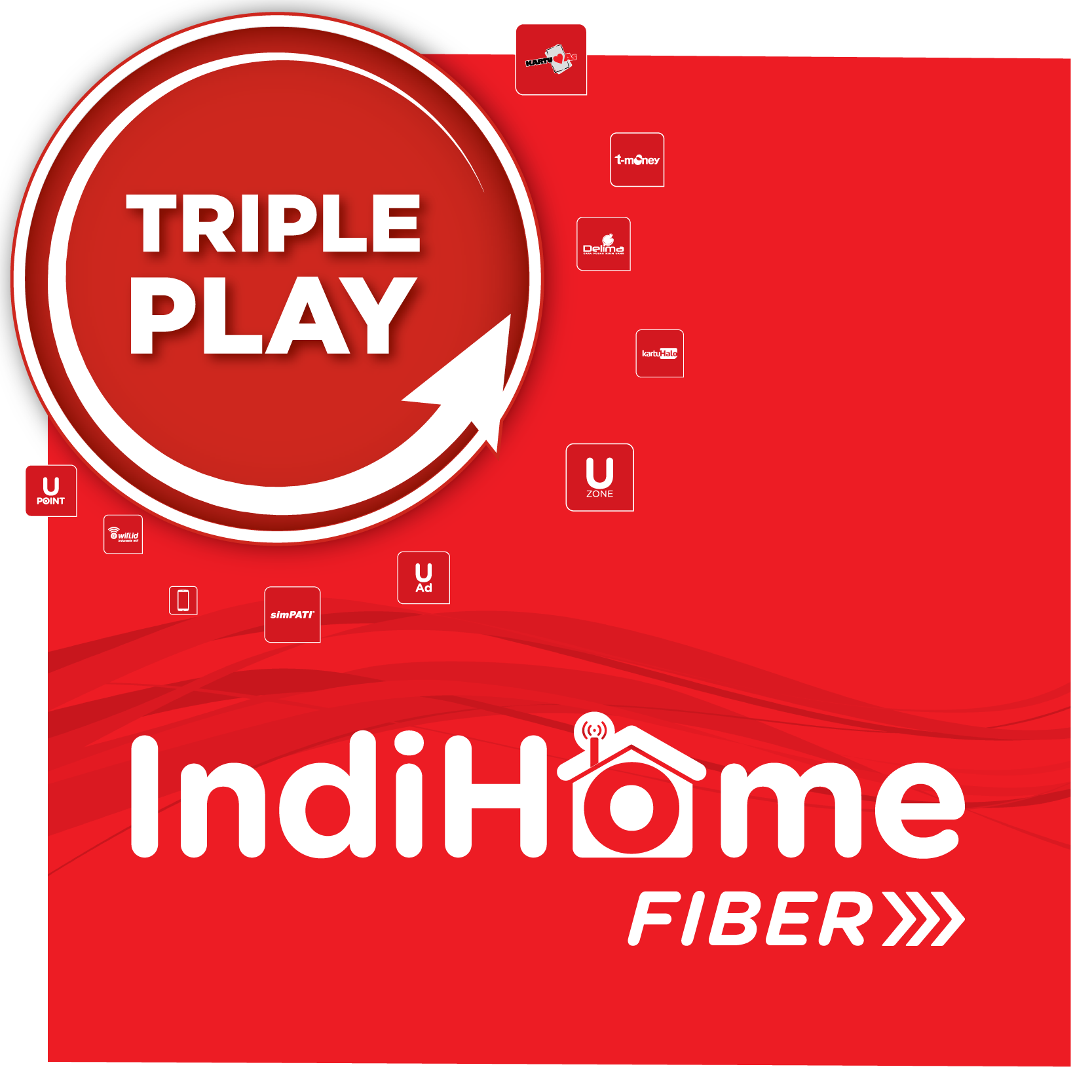 indihome fiber logo
