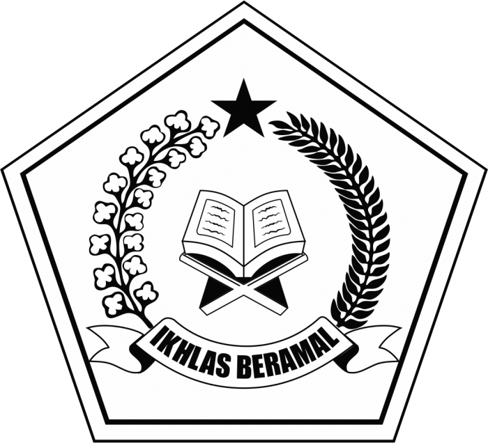 logo ikhlas beramal hitam putih