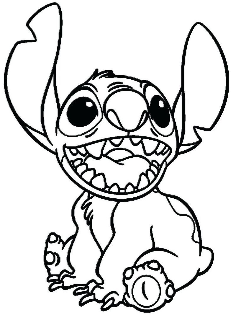 lilo and stitch coloring pages disney