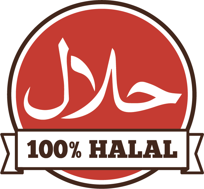 logo 100% halal