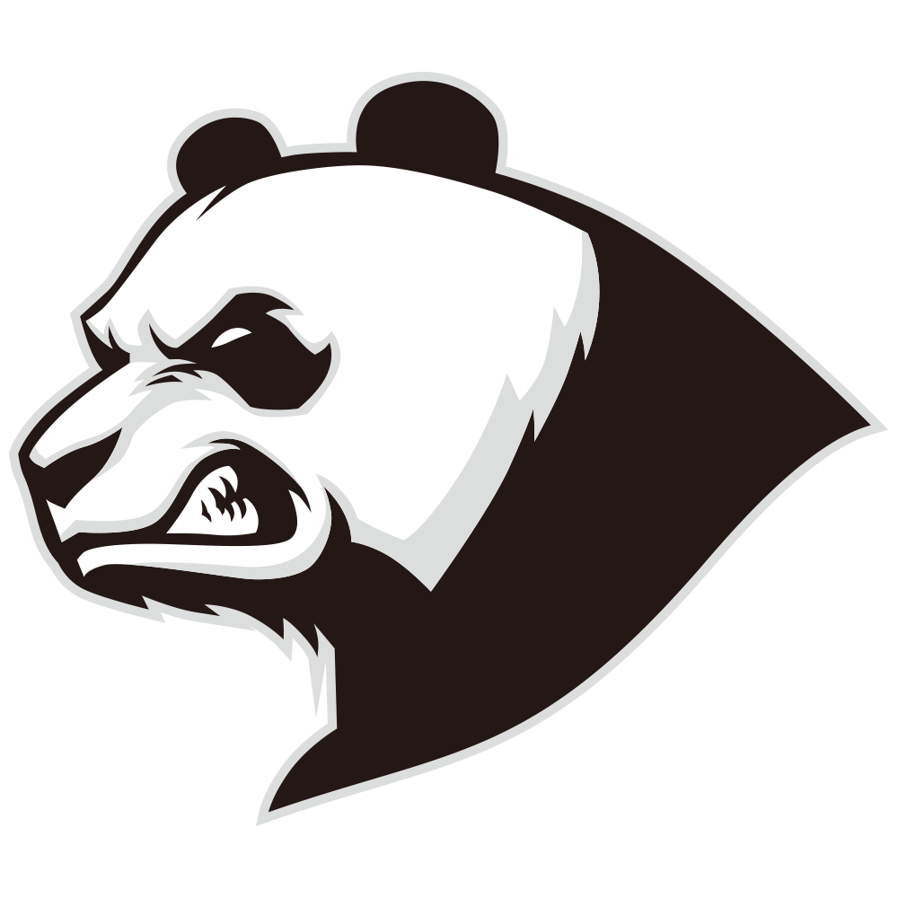 angry panda logo