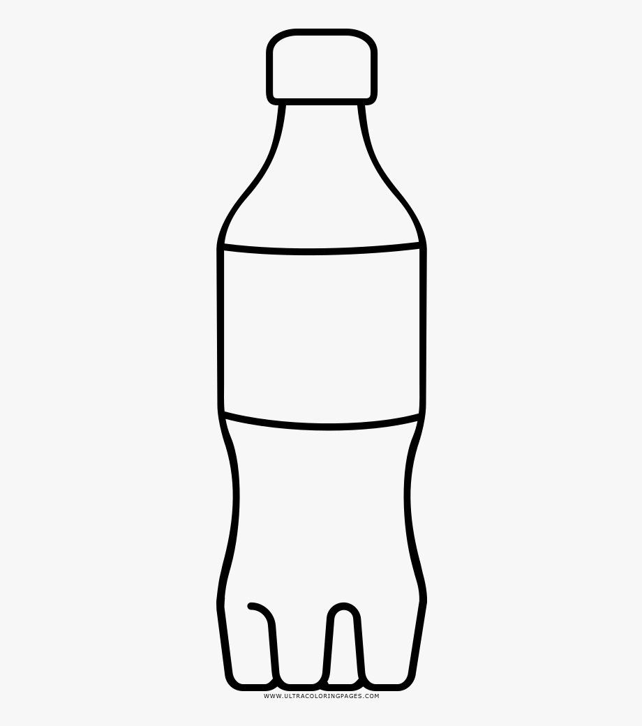 contoh gambar botol untuk diwarnai hd