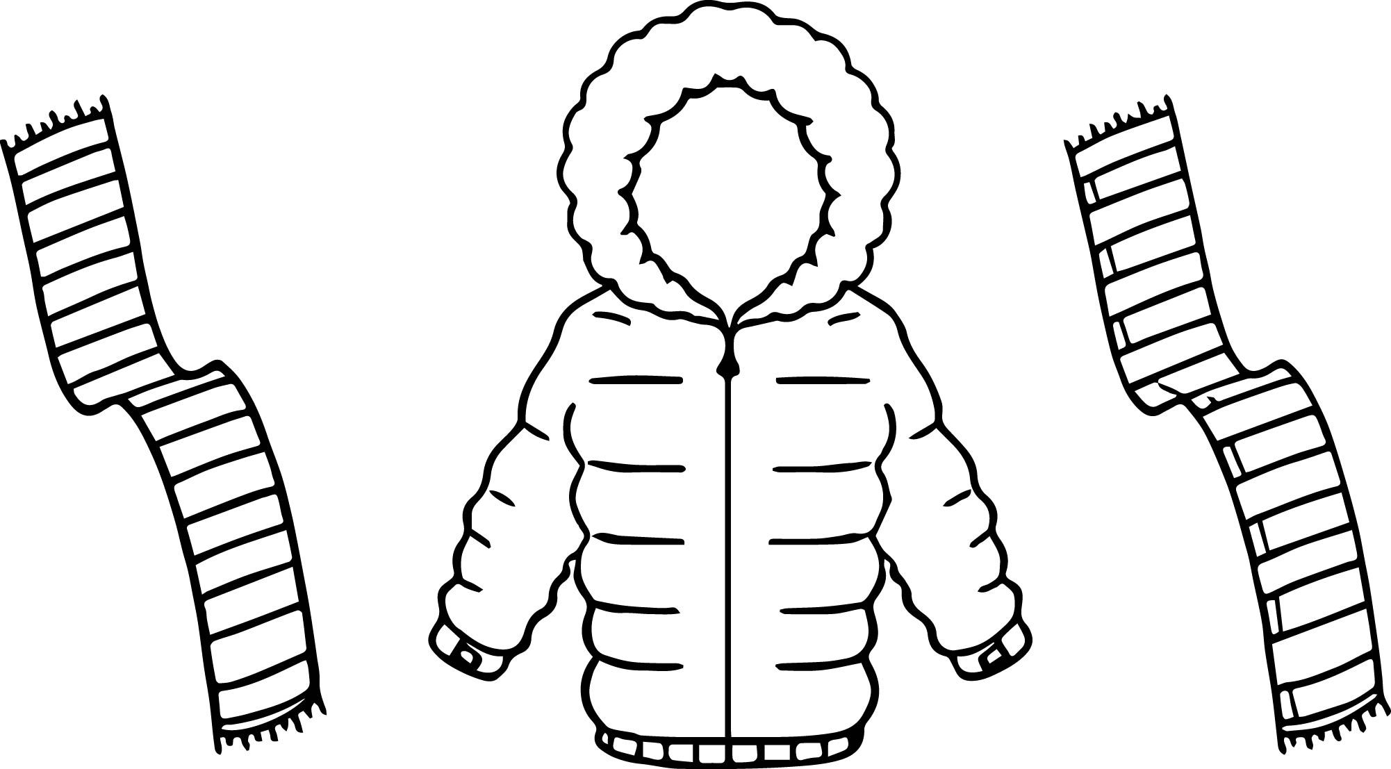 mewarnai gambar jaket untuk musim dingin