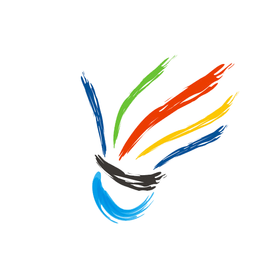 logo badminton vector