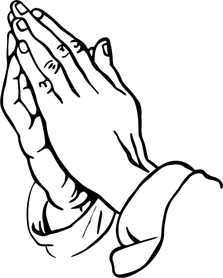 logo tangan berdoa