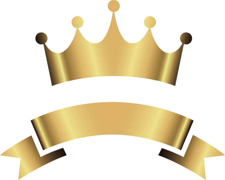 logo mahkota emas