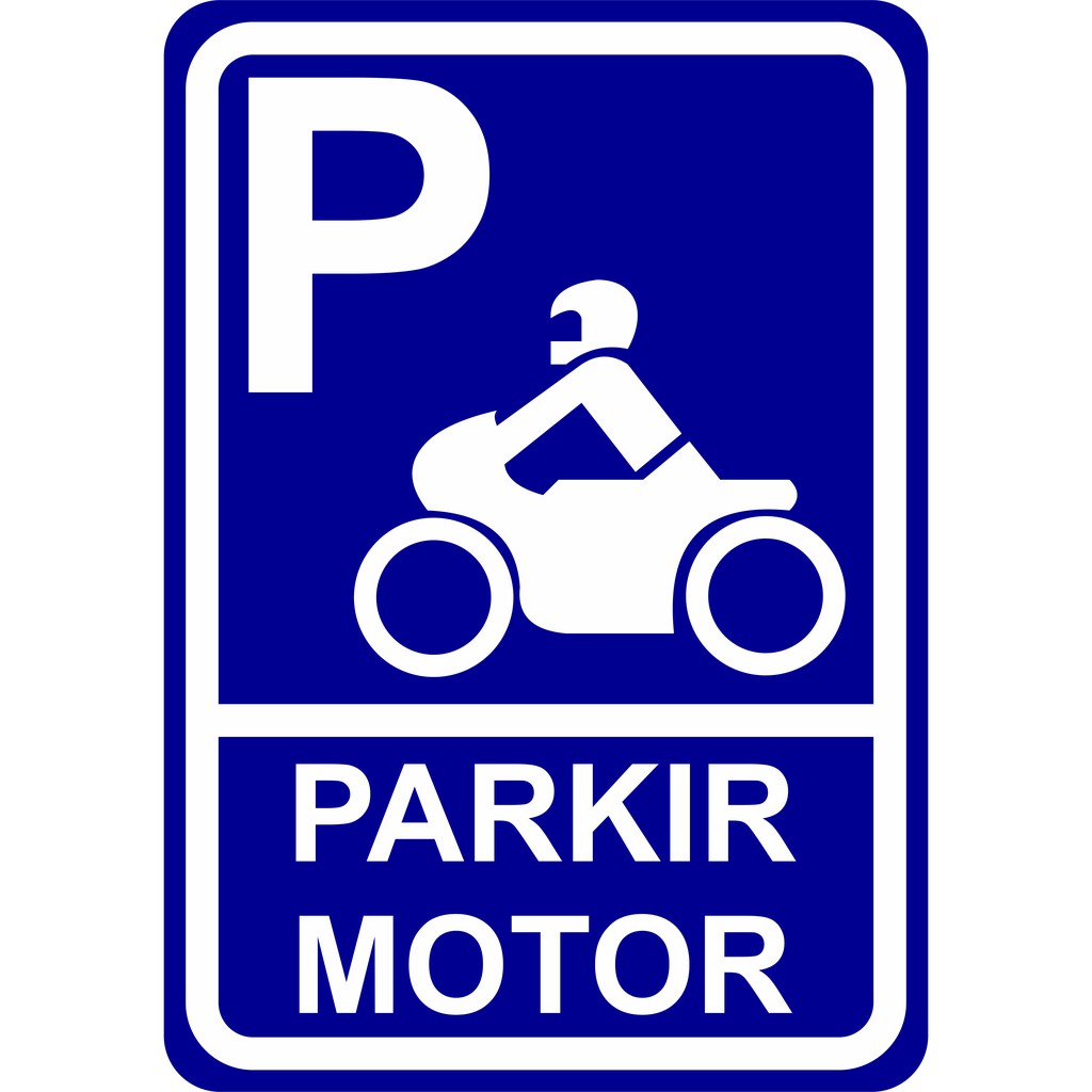 logo parkir motor