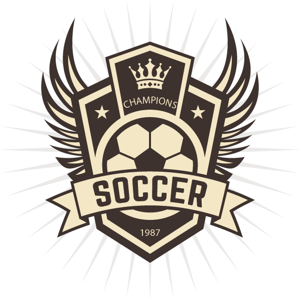 logo tim sepak bola keren